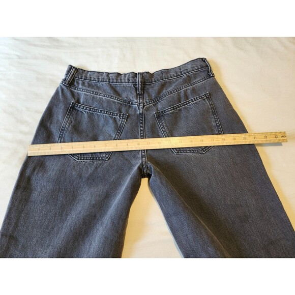 Universal Thread size 2/26 Boyfriend Fit Raw Hem Mid Rise Black Wash 100% cotton - Picture 8 of 11